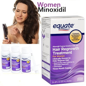 Minoxidil 2% Equate para Mujer 6 meses tratamiento