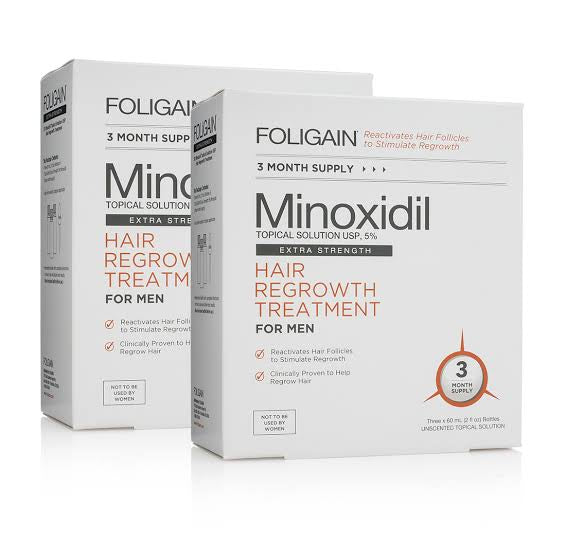 Minoxidil 5% Foligain 6 meses tratamiento