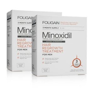 Minoxidil 5% Foligain 12 meses tratamiento