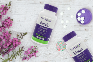 Biotina Natrol 10,000 MCG. 3 Frascos 300 Días de tratamiento